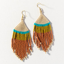 Load image into Gallery viewer, Stripe Seed Bead Earrings
