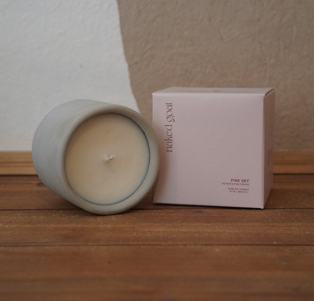 Naked Goat Pink Sky Soy Candle