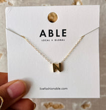 Load image into Gallery viewer, Letter Charm Necklace
