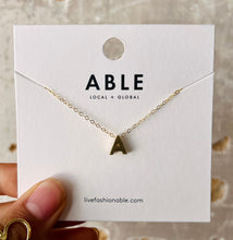Load image into Gallery viewer, Letter Charm Necklace
